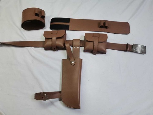 Death Watch leather set - Mandalorian armor cosplay costume Mandalorian belts - Picture 7 of 17