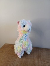 Ty Beanie Babies LOLA the Llama 8" Beanbag Plush Stuffed Animal Toy Glitter Eyes