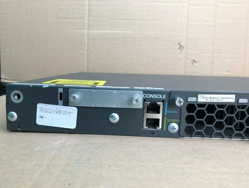 Conmutador PoE Gigabit Cisco 3560E-24PD-S con 2 módulos CVR Cisco y C3K-PWR-750WAC - Imagen 5 de 9