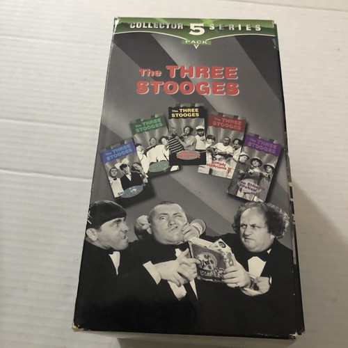 The Three Stooges Collector 5 Series GoodTimes Home Video Vtg 1998 - Picture 4 of 4