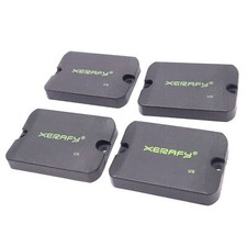 Lot of 4 Xerafy Micro X-II RFID Tags, 10m Range, 51x36.3x7.5mm, ø3mm Mount