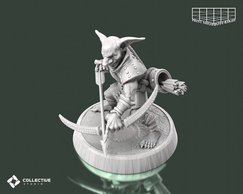 Goblin arciere miniatura goblin combattente a distanza personaggio per TTRPG come D&D 5e - Foto 20 di 20