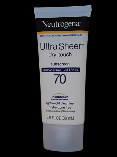 Neutrogena ULTRA SHEER DRY-TOUCH SPF 70 Sunscreen Lotion 3 fl oz 3/27 - Picture 20 of 24