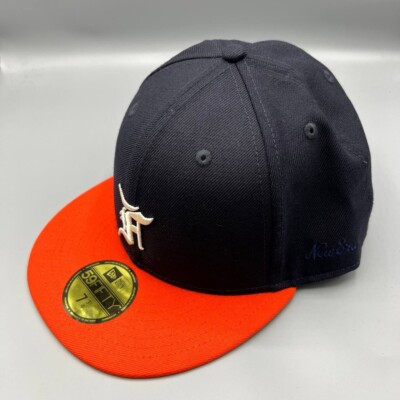 帽子 New Era Fear of god Houston Astros Fear of God Hat Men 7 3/4 Navy 59Fifty New Era Fitted Cap
