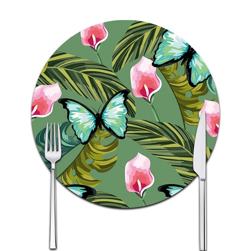 1 Stck. UK Schmetterling Tischsets Esstisch Matten Abendessen Zuhause Küche Platz Matte - Bild 31 von 38