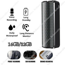 16/32GB Spy Digital Voice Activated Recorder Mini Hidden Audio Recording Device