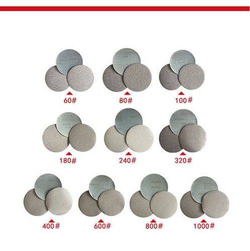 125mm Sanding Discs/Pads Sandpaper Hook and Loop Available 60 - 1000 Grits - Picture 2 of 4