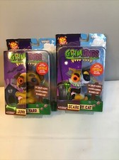 WowWee Grimlings - Pug Junk Yard - And Scaredy Cat Toy Fingerlings NEW