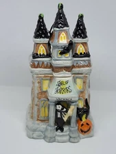 NWT Blue Sky Clayworks Halloween Hotel Of Horrors CANISTER Cookie JAR Goldminc 