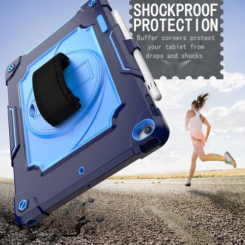 Shockproof Hybrid Stand Hard Handy Strap Case Cover For Apple iPad 7 8 9 10.2'' - Picture 54 of 72