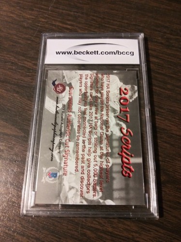 Authentic Lerrin Lagrow Scripts 2017 Historic Autographs - Beckett - Bild 2 von 2