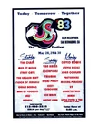 THE US 1983 FESTIVAL 8x10 GLOSSY PHOTO POSTER REPRO BOWIE U2 CLASH NICKS WALSH