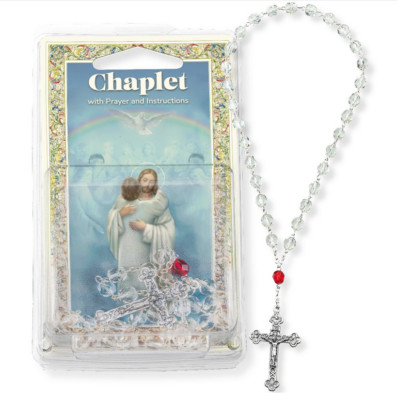 Comfort for the Deceased, 9.5'', w/ Laminated Prayer Card, Instructions