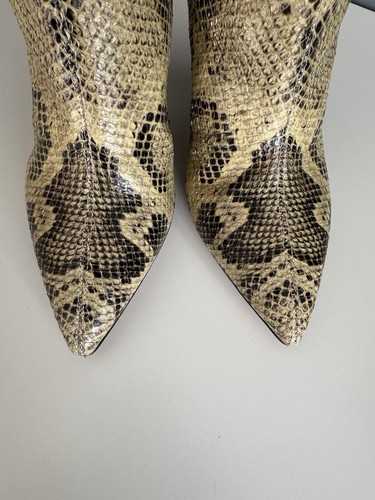 Stivaletti Isabel Marant in pelle stampa serpente taglia 39 - Foto 8 di 12