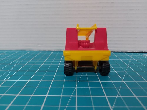 Vintage Buddy L Corp 1980 Buddy L Fire Dept Trailer Toy Yellow Ladder - Picture 4 of 6
