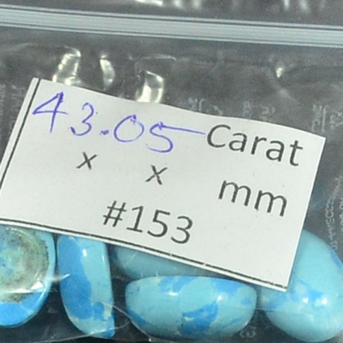 10x14 mm Larimar Oval Natural Mohave/Oyster Copper Turquoise Cabochon Gemstone - Picture 5 of 5