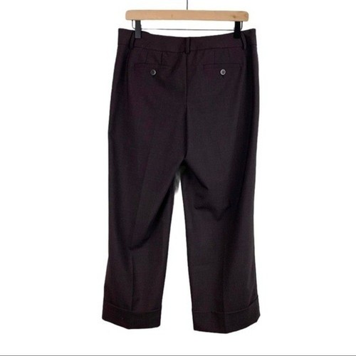 Pantalones de vestir Laundry by Shelli Segal para mujer talla 6 carrera oficina recortados puños - Imagen 3 de 8