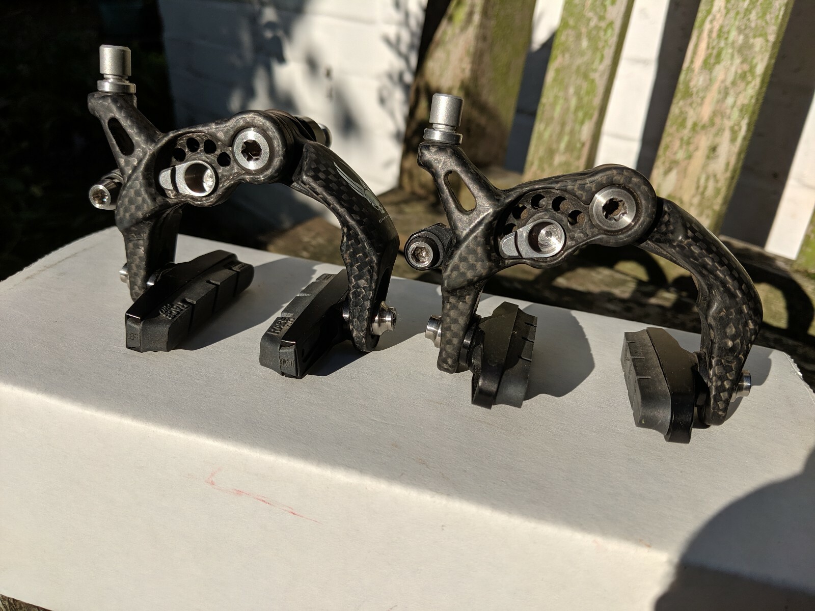 A pair of Ciamillo Gravitas brake calipers A pair of Ciamillo Gravitas brake calipers
