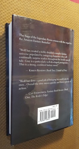 SIGNED Citadel of Fire by Matthew Wolf (2014, Hardcover w/DJ) FIRST EDITION - Picture 10 of 10