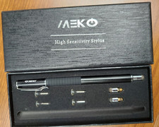 MEKO Universal CMK21DISCBB Disc Stylus Pen, Black - 1 Piece And Parts Only