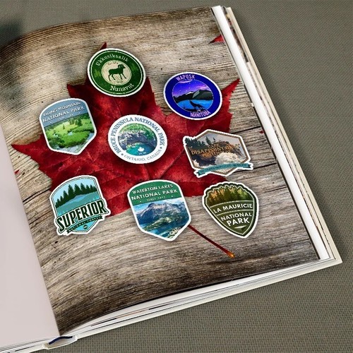 50 PCS Canadian National Park Stickers Adventure Decals Laptop Free Shipping! - Picture 5 of 5