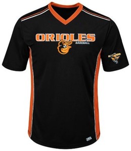Baltimore Orioles MLB Mens Cool Base Performance V Neck ...