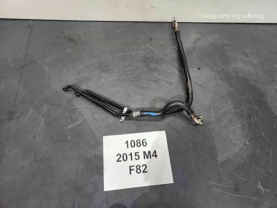 ✅ Juego de flujo de retorno de línea de enfriador de aceite de motor 15-20 OEM BMW F80 F82 F83 M2 M3 M4 S55 Foto 2 de 4