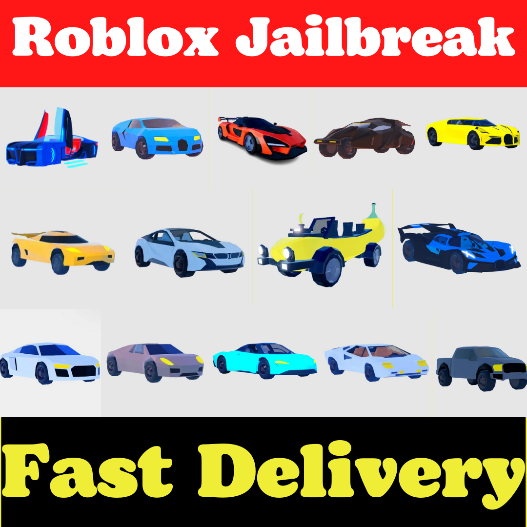 Roblox - Jailbreak - Car/Item/Texture - 100% CLEAN Cheapest and Fast ...