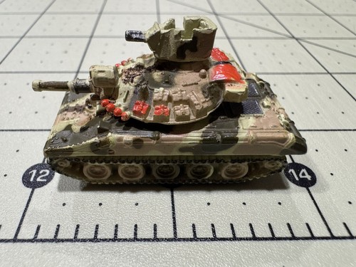 MICRO MACHINES Carro armato militare M551 Sheridan verde marrone mimetico (T19) - Foto 4 di 15
