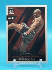 2022 #20 Kamaru Usman Panini Donruss Optic UFC aka "The Nigerian Nightmare"