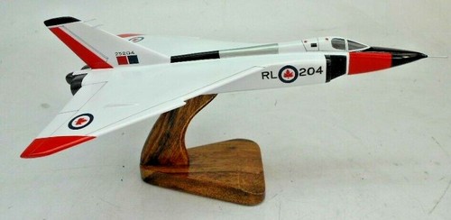 Avro Canada CF-105 Arrow Aircraft Desktop Modello Legno Spedizione Gratuita Regolare Nuovo
