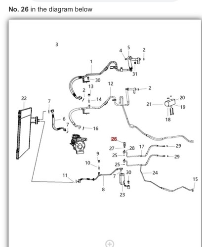 New Genuine Mopar Transduce A/C Pressure Transducer OE 68308727AA - Picture 5 of 5