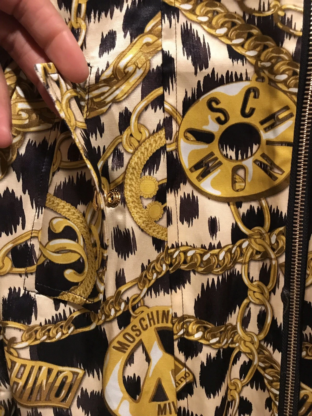 MOSCHINO per H&M abito in raso aderente corto taglia 8