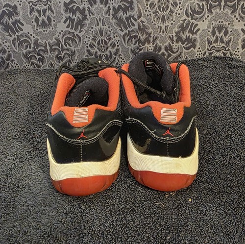 Nike-Vintage Jungen Schwarz Air Jordan XI Retro Low-Top BG Basketballschuhe Gr. 3Y - Bild 9 von 9