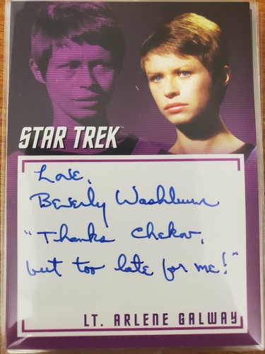 Rittenhouse Star Trek 2020 archivos e inscripciones autógrafos tarjeta seleccionada - Imagen 7 de 30