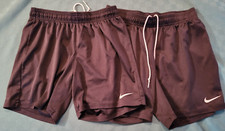 Two 2 Pair of Boys Black Nike Dri-Fit Shorts - Boys S Small