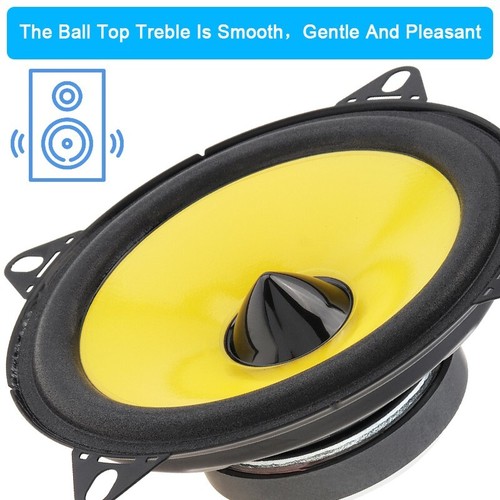 2x 4-Way Car Stereo Speakers 300W 4" Coaxial Audio Speaker Door/Side Panel Mount - Picture 5 of 7