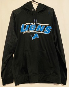 black detroit lions hoodie