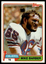 1981 Topps #99 Mike Barber See Scan