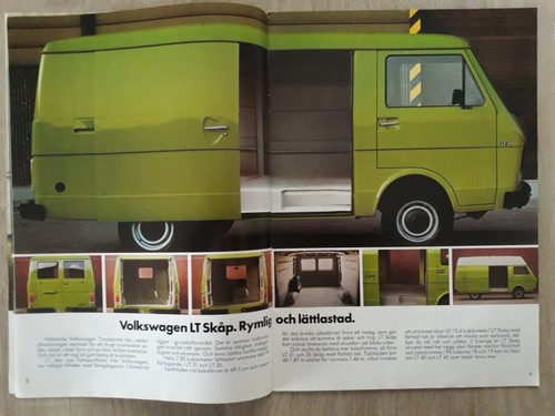 Volkswagen LT & Transporter Vans Brochure 1979 - T2  LT31  LT35  LT40  LT45 - Picture 4 of 14