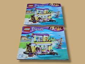 Retired 2014 Lego Friends Set (41037) Stephanie's Beach House Near Complete!