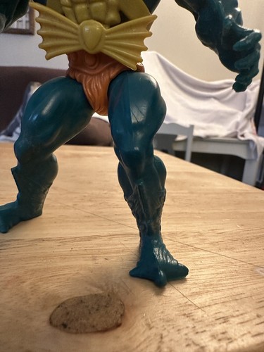 Mer-Man 100% Completo He-Man Masters of the Universe MOTU 1982 Cabeza Suave De Colección - Imagen 3 de 9