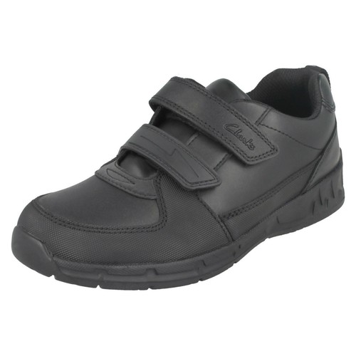 niños Zapatos escolares Fire Clarks Black Maris para BBH41q