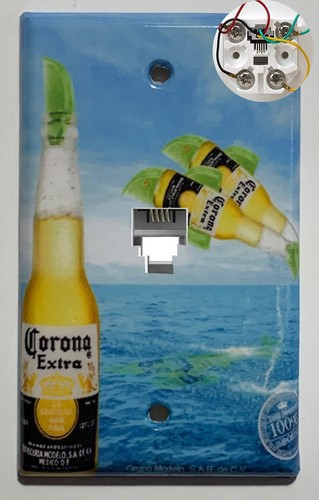 Interruptor de luz con logotipo de cerveza botella extra corona toma de corriente cubierta de pared decoración - Imagen 37 de 43