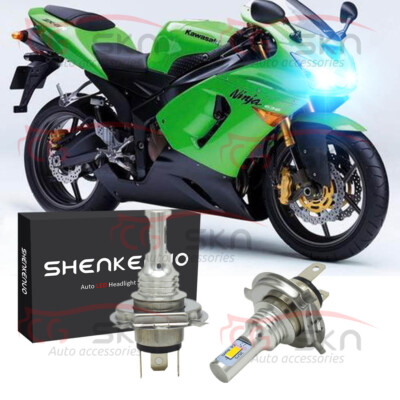 8000K H4 LED Headlights Motorcycle for Kawasaki Ninja ZX-6R ZX-7R ZX-9R 1991-03 | eBay 8000K H4 LED Headlights Motorcycle for Kawasaki Ninja ZX-6R ZX-7R ZX-9R 1991-03 | eBay
