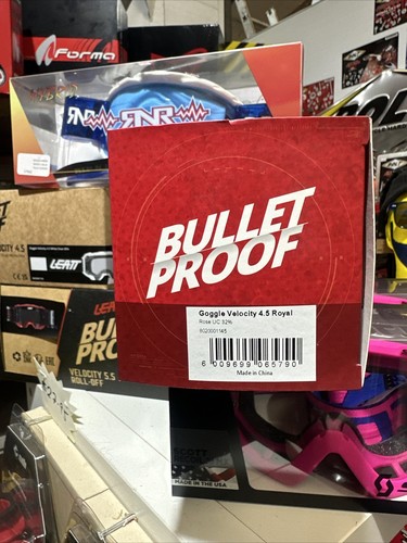 Leatt 2024 Goggles Velocity 4.5 Royal Blue - Rose Lens MX Motocross - Picture 4 of 4