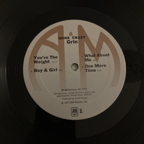 GRIN LP GONE CRAZY A3 - Bild 2 von 4