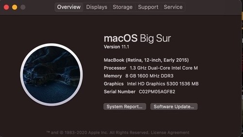 Apple macbook 2015 12" Gold 1.3 GHz Dual-Core Intel core M 8GB 256 GB - Picture 6 of 7