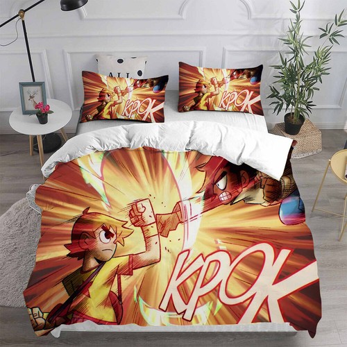 Cosplay Scott Pilgrim Takes Off 3D Duvet Cover Bedding Set Pillowcase Quilt New - Picture 2 of 19