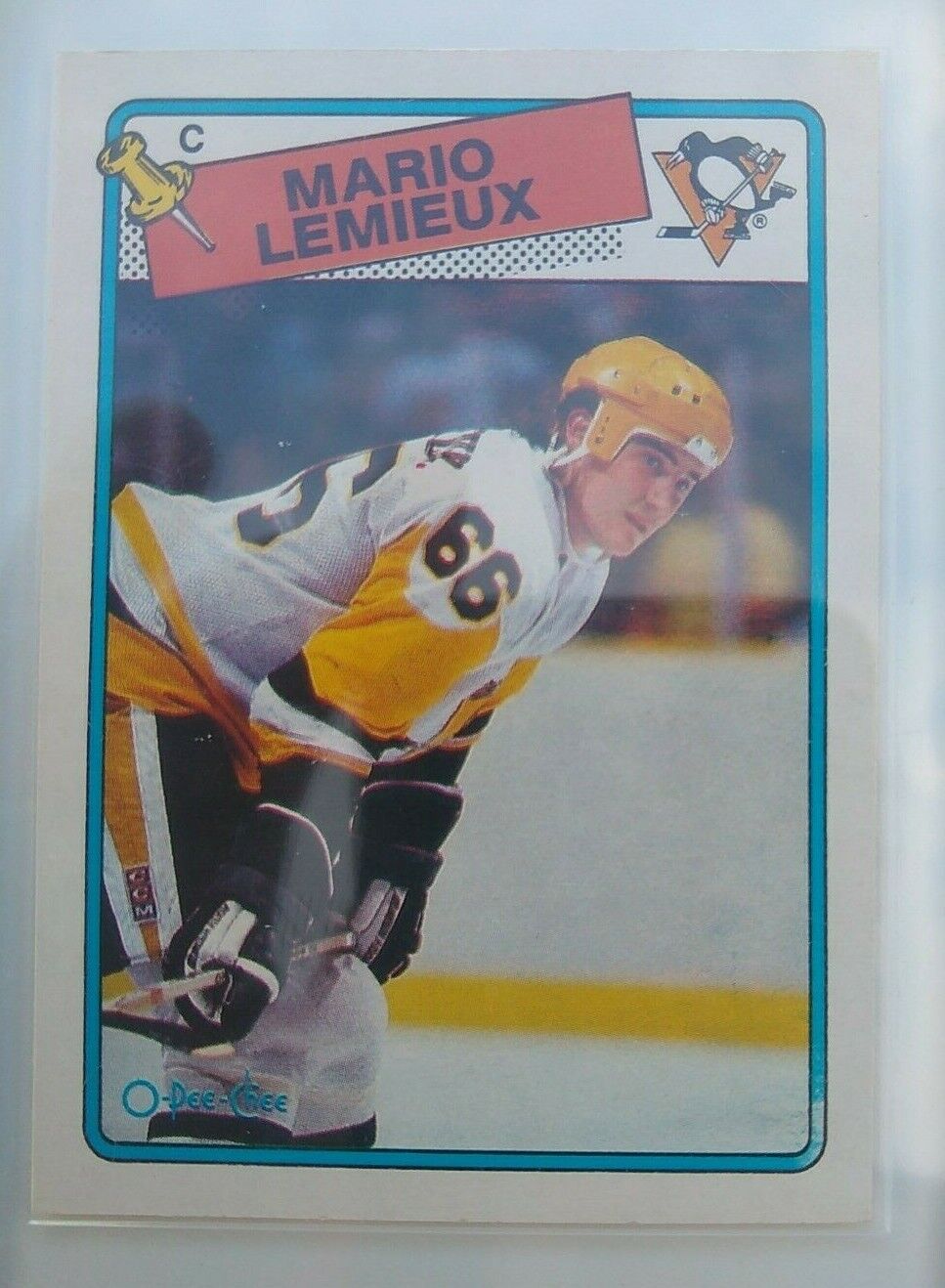 トレーディングカード 1988-89 Mario 1988-89 Card Year Lemieux O-Pee